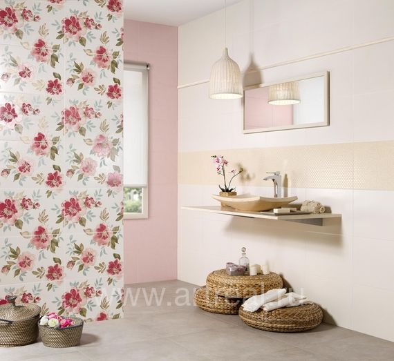 Керамическая плитка Peronda Provence в ванной