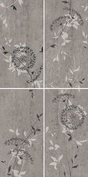 Vives Bunker панно Bitacora-4 Grafito 29.3*59.3