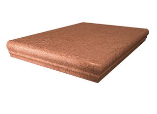 Kerama Marazzi Аллея угловая ступень Step Corner Alley Brick-red 30*30