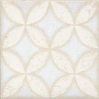 Kerama Marazzi Амальфи вставка Вставка Амальфи Орнамент Белый 9.8*9.8*7