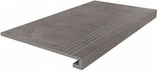 Kerama Marazzi Астрони фронтальная ступень Ступень Астрони Серый Темный Клееная 33*60