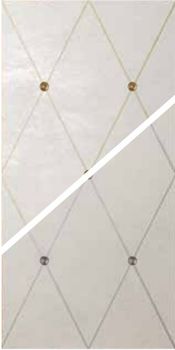 Petracers Ad Maiora декор Rhombus Oro Su Beige Fregio Oro 50*100