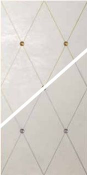 Petracers Ad Maiora декор Rhombus Oro Su Beige, Fregio Oro Con Swarovski 50*100