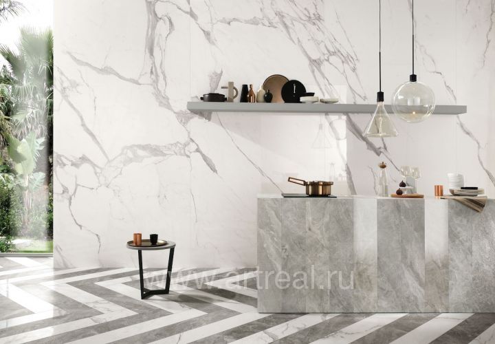 Керамогранит Italgranite Marble Experience в интерьере