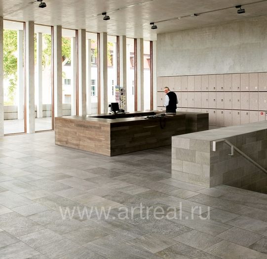 Керамогранит Floor gres Walks в интерьере Керамогранит Floor gres Walks в интерьере