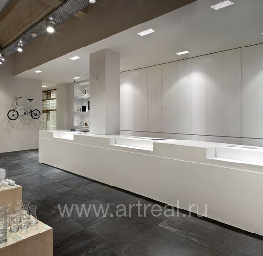 Керамогранит Floor gres Walks в интерьере Керамогранит Floor gres Walks в интерьере