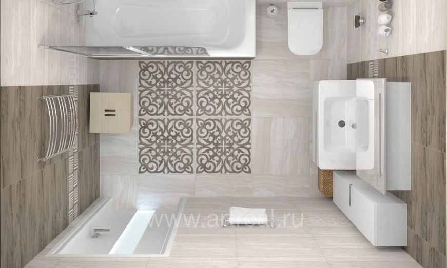 Керамогранит Vitra Palissandro в интерьере