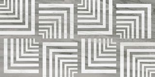 Vitra Palissandro декор Декор Белый, Серый Микс Лаппато, Края ректифицированы 30*60*9