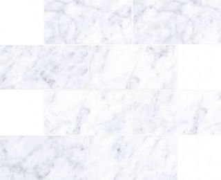 Vitra Marmori мозаика Кирпичная Кладка Каррара Белый Лаппато R9 Ректификат 7*14