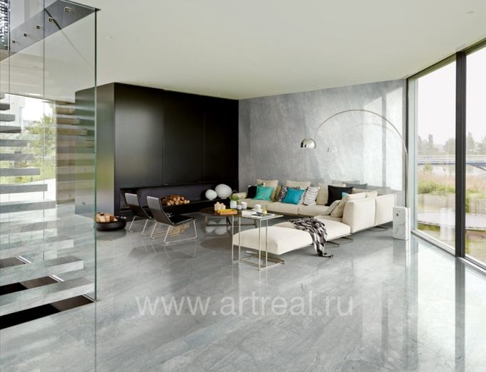 Керамогранит Ava Bardiglio в интерьере