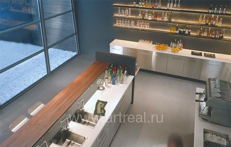 Керамогранит Floor gres Chromtech в интерьере