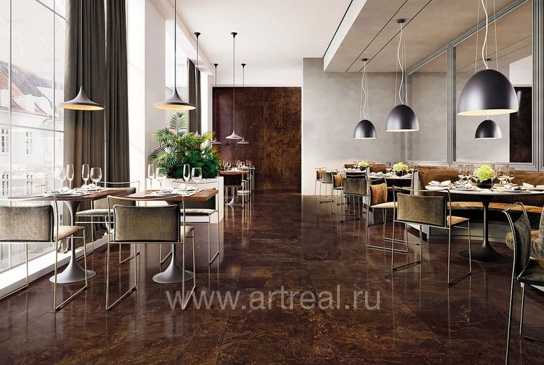 Керамогранит Atlas Concorde Russia Force в интерьере