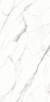 Ariostea Ultra Marmi керамогранит Bianco Statuario Soft 37.5*75*6