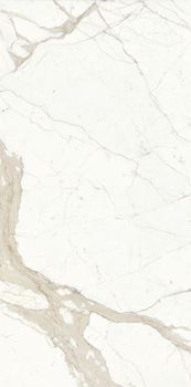 Ariostea Ultra Marmi керамогранит Bianco Calacatta Luc Shiny 150*300*6