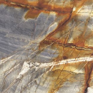 Ariostea Ultra Marmi керамогранит Blue Tempest LS 150*150*6