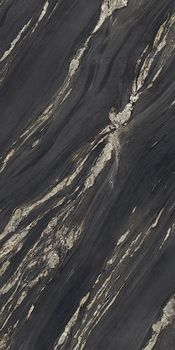 Ariostea Ultra Marmi керамогранит Tropical Black Polished (luc.) 150*300*6