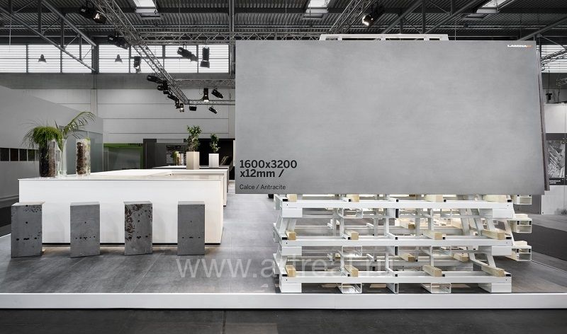 Керамогранит Laminam Rus Calce в интерьере