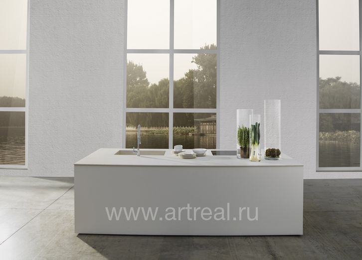 Керамогранит Laminam Rus Calce в интерьере