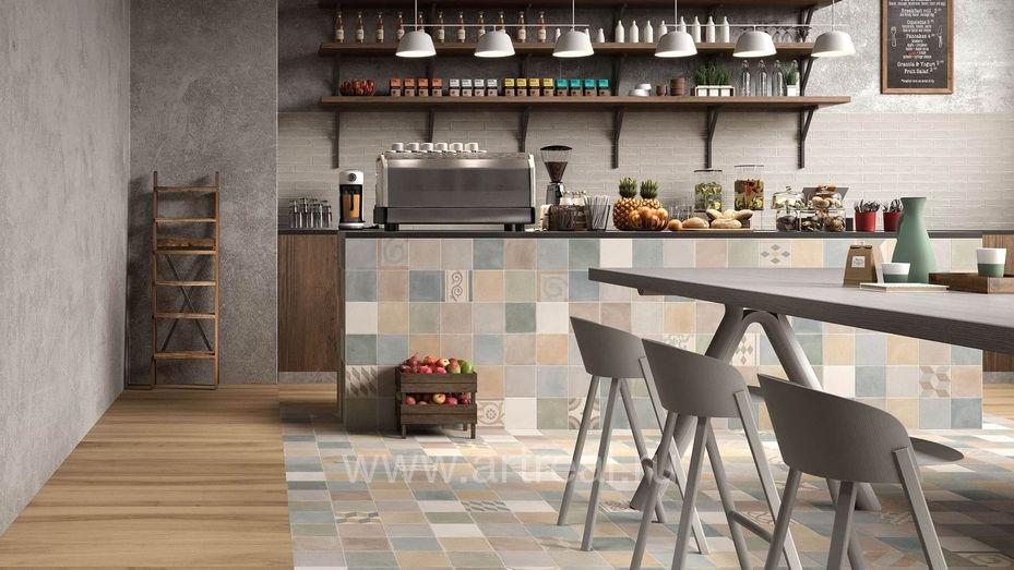 Керамогранит Marca Corona Chalk в интерьере