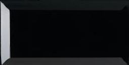 CAS Biselado базовая плитка Single Negro 15*7.5