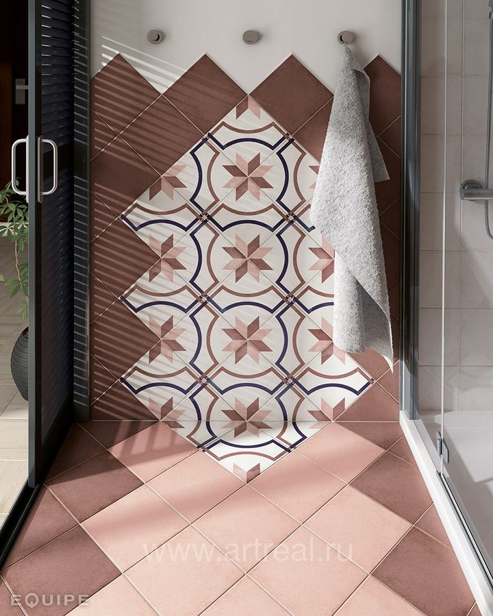 Керамогранит Equipe Art Nouveau в интерьере