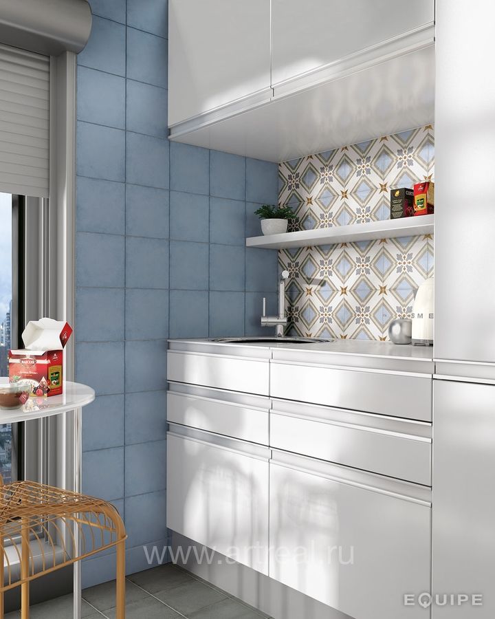 Керамогранит Equipe Art Nouveau в интерьере