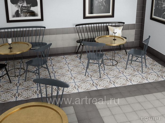 Керамогранит Equipe Art Nouveau в интерьере