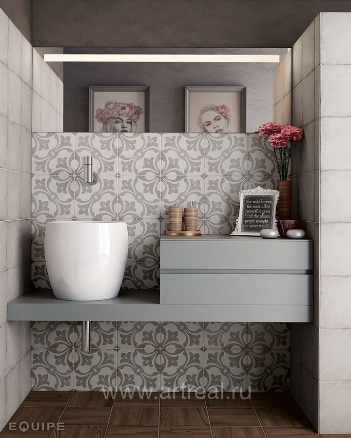 Керамогранит Equipe Art Nouveau в интерьере