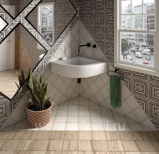 Керамогранит Equipe Art Nouveau в интерьере