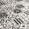 Керамогранит Sant Agostino Patchwork Black And White в интерьере