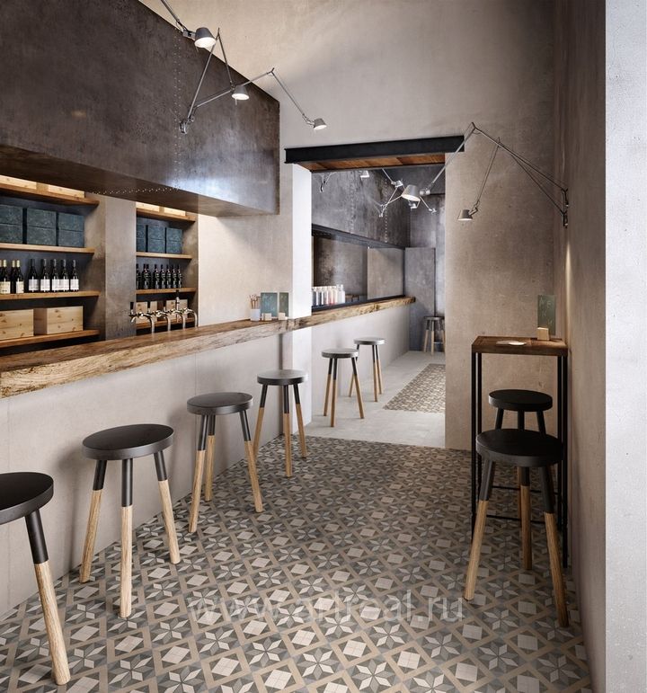 Керамогранит Sant Agostino Patchwork Classic в интерьере