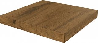 Kerama Marazzi Сальветти угловая ступень Ступень Бежевый Темный Угловая Левая Клееная 33*33*9