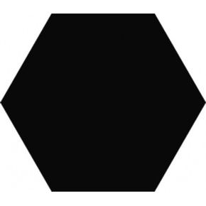 Vitra Miniworx базовая плитка Гексагон Чёрный Матовый 21*24