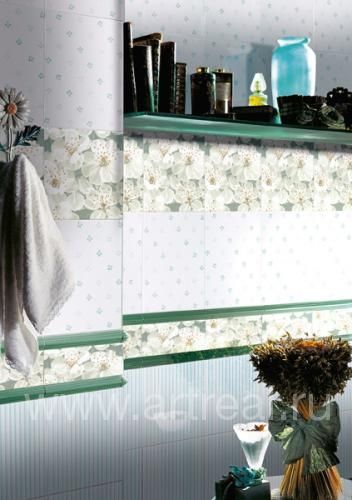 Керамическая плитка Brennero Blooming в интерьере