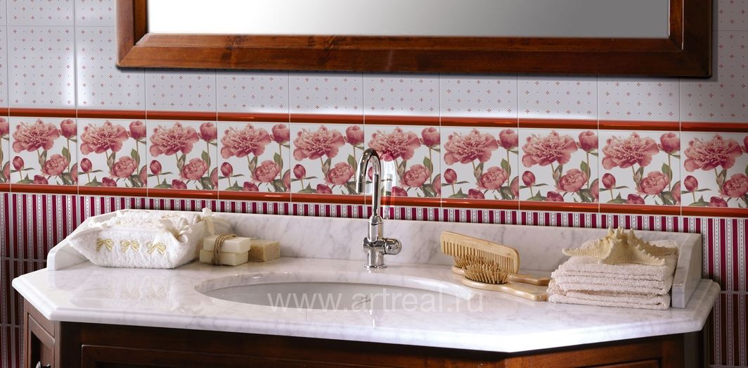 Керамическая плитка Brennero Blooming в интерьере