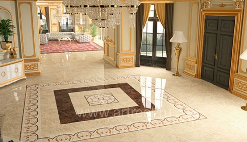 Керамогранит Ceracasa Emperador в интерьере