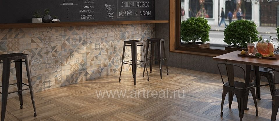 Керамогранит Vitra Russia Bosco в интерьере