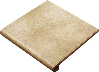 Gres De Aragon Orion Rounded Stair-tread Beige