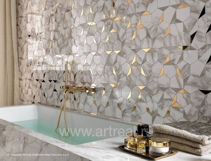 Atlas Concorde Marvel Edge Керамогранит Atlas Concorde Marvel Edge в интерьере