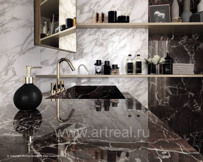 Atlas Concorde Marvel Edge Керамогранит Atlas Concorde Marvel Edge в интерьере