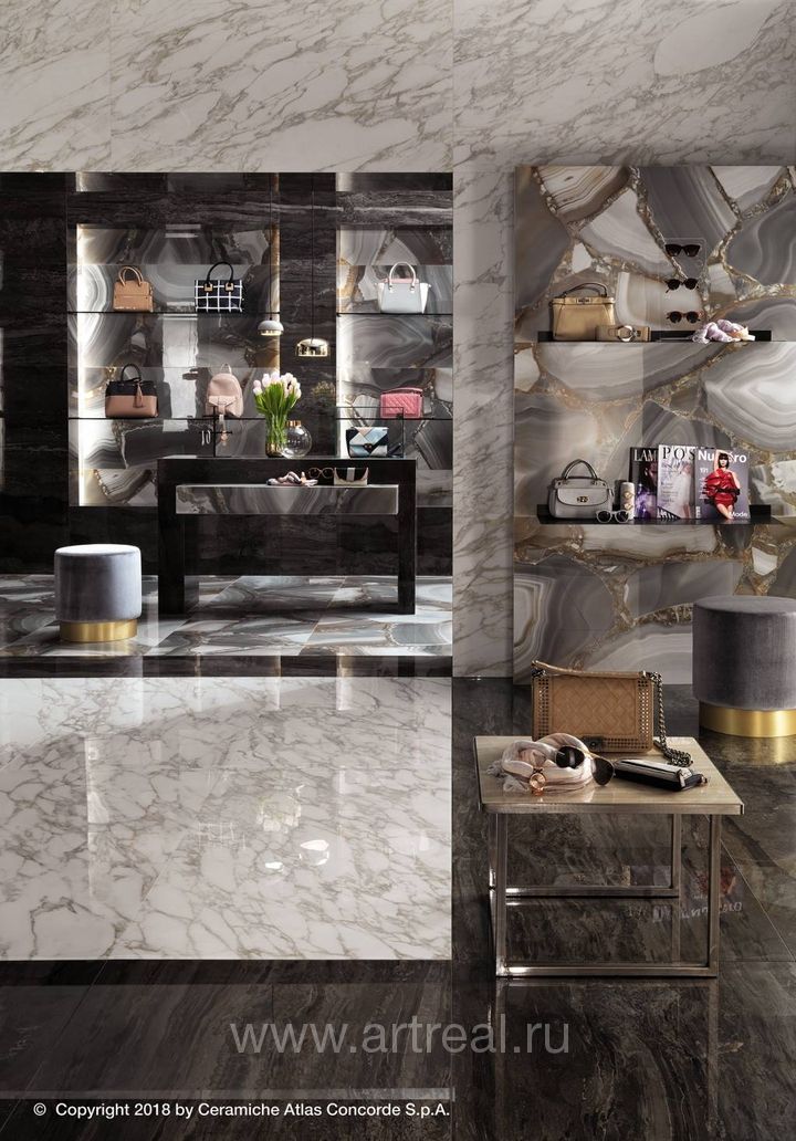 Atlas Concorde Marvel Edge Керамогранит Atlas Concorde Marvel Edge в интерьере