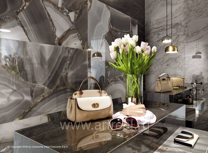 Atlas Concorde Marvel Edge Керамогранит Atlas Concorde Marvel Edge в интерьере