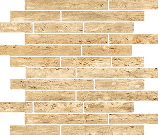 Idalgo Stone Travertine мозаика Honey 2 PGR 30*35.8