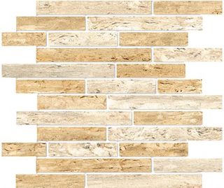 Idalgo Stone Travertine мозаика Honey Beige 2 Sr  30*35.8