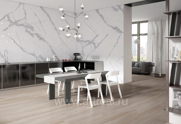 Apavisa Statuario Керамогранит Apavisa Statuario в интерьере