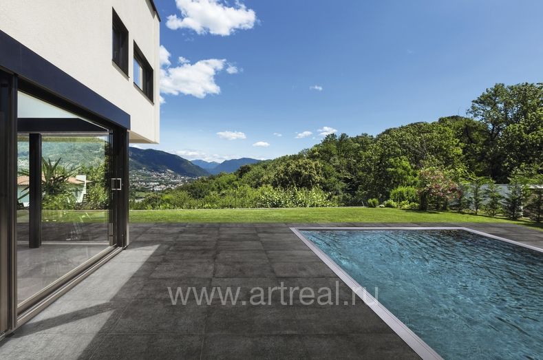 Керамогранит Ariostea Teknostone в интерьере