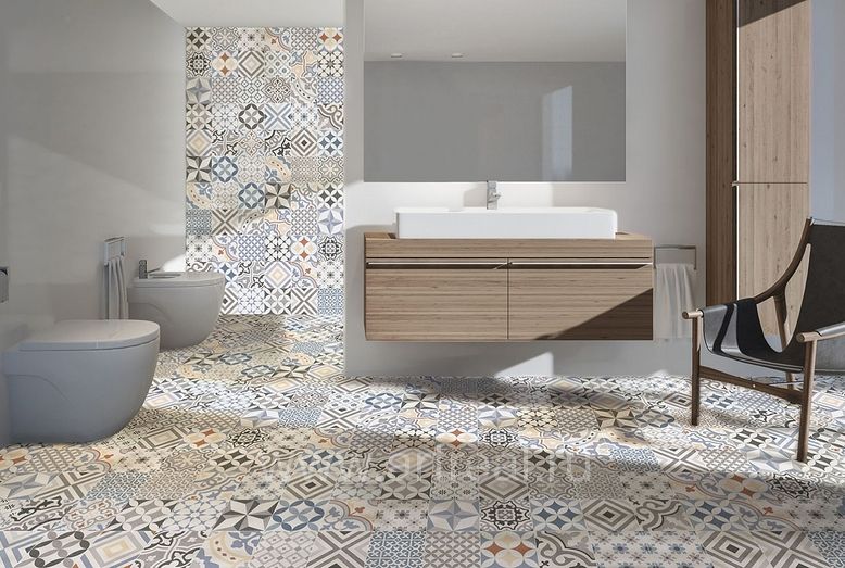 Керамическая плитка Kerlife Hydraulic в интерьере