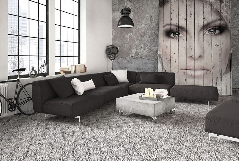 Керамическая плитка Kerlife Hydraulic в интерьере