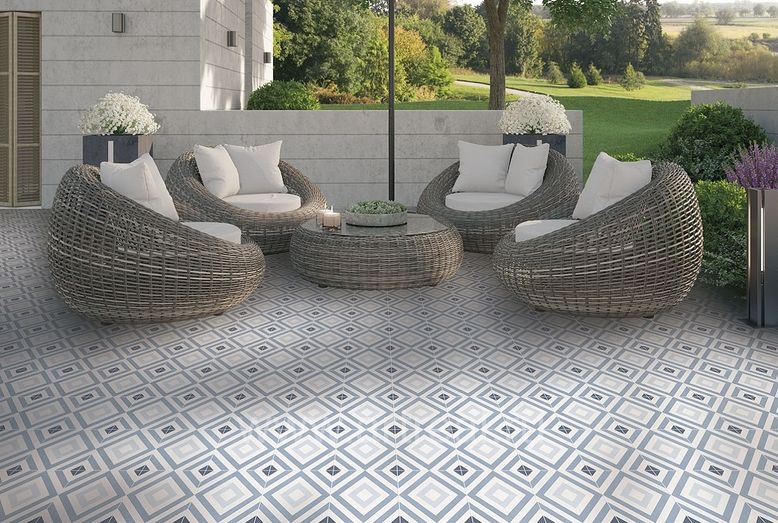 Керамическая плитка Kerlife Hydraulic в интерьере