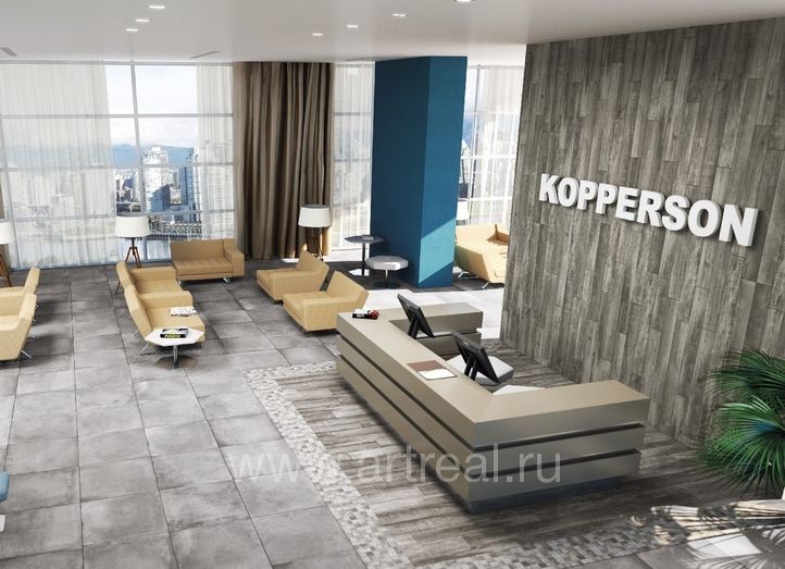 Керамогранит RHS Amarcord в интерьере